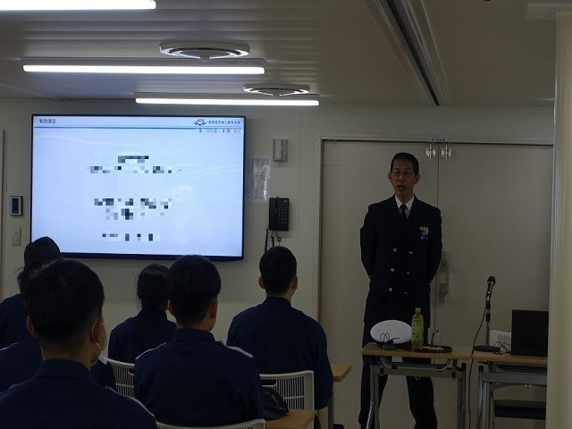 四本部長による激励