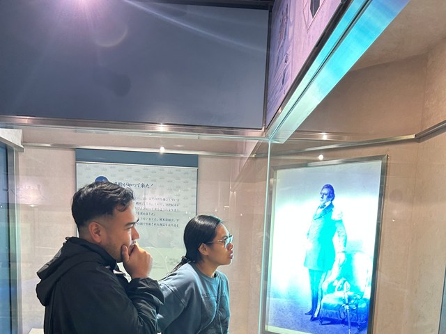 Visiting Perry Memorial Hall  to learn Japan’s History