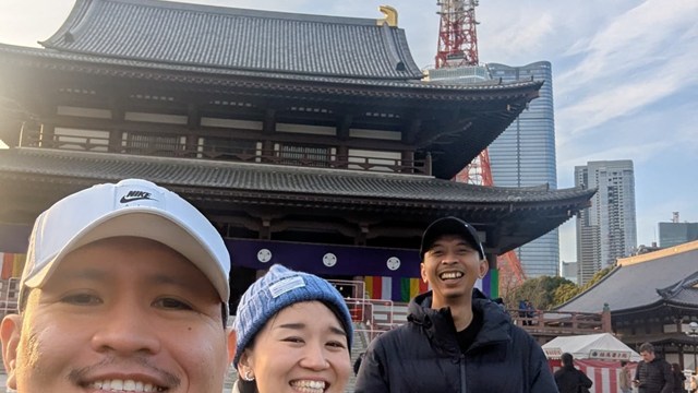 大晦日に増上寺を訪問